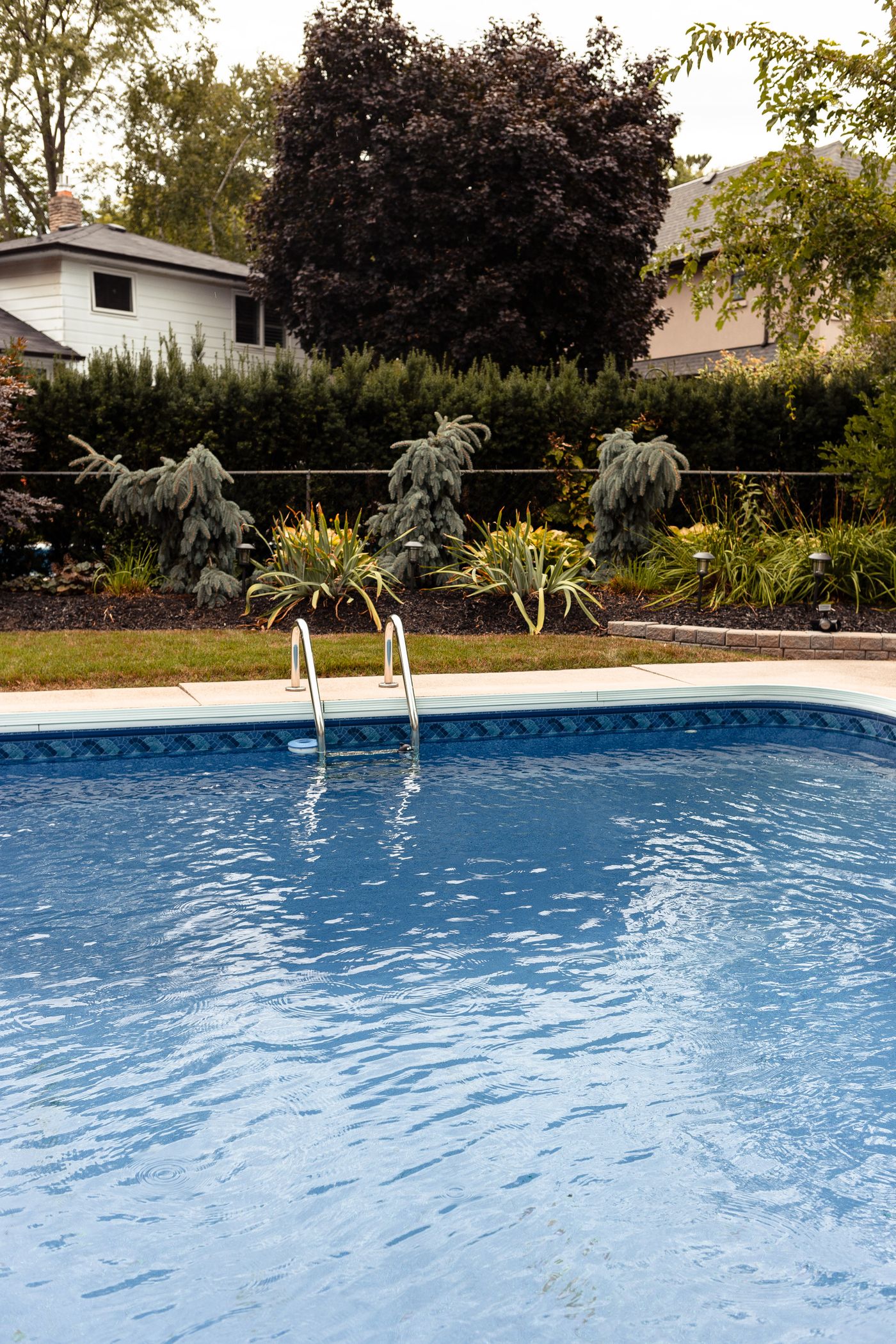 Paver patio and garden